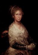 Francisco de Goya Portrait of Josefa Bayeu y Subias wife of painter Goya oil